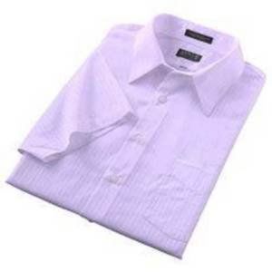 Mens Dress Shirt Purple Tonal Large Arrow Short Sleeve Point Collar Button Front